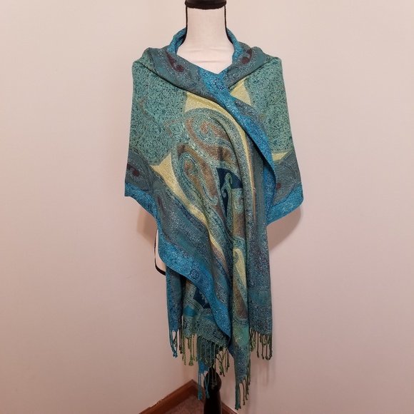 Shimmery Pashmina Scarf - Picture 1 of 4